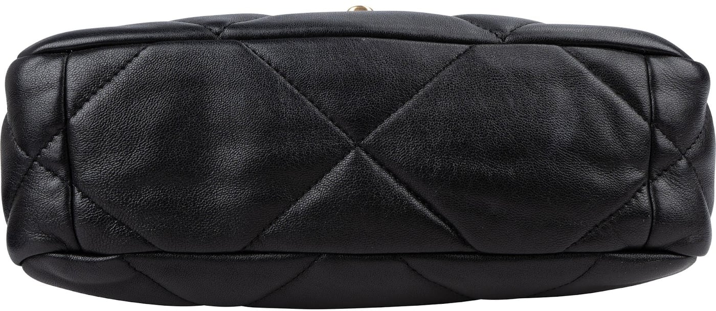 Chanel 19 Quilted Lambskin Leather Single Flap Crossbody Bag