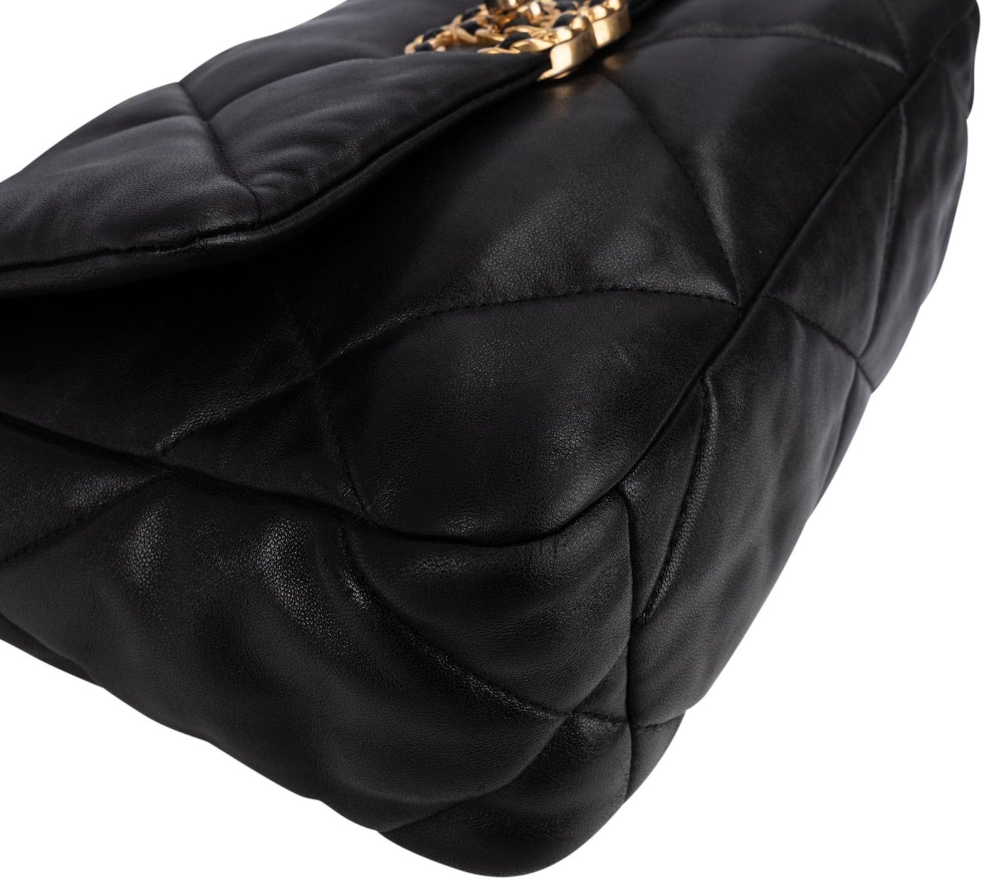 Chanel 19 Quilted Lambskin Single Flap Crossbody Bag Small
