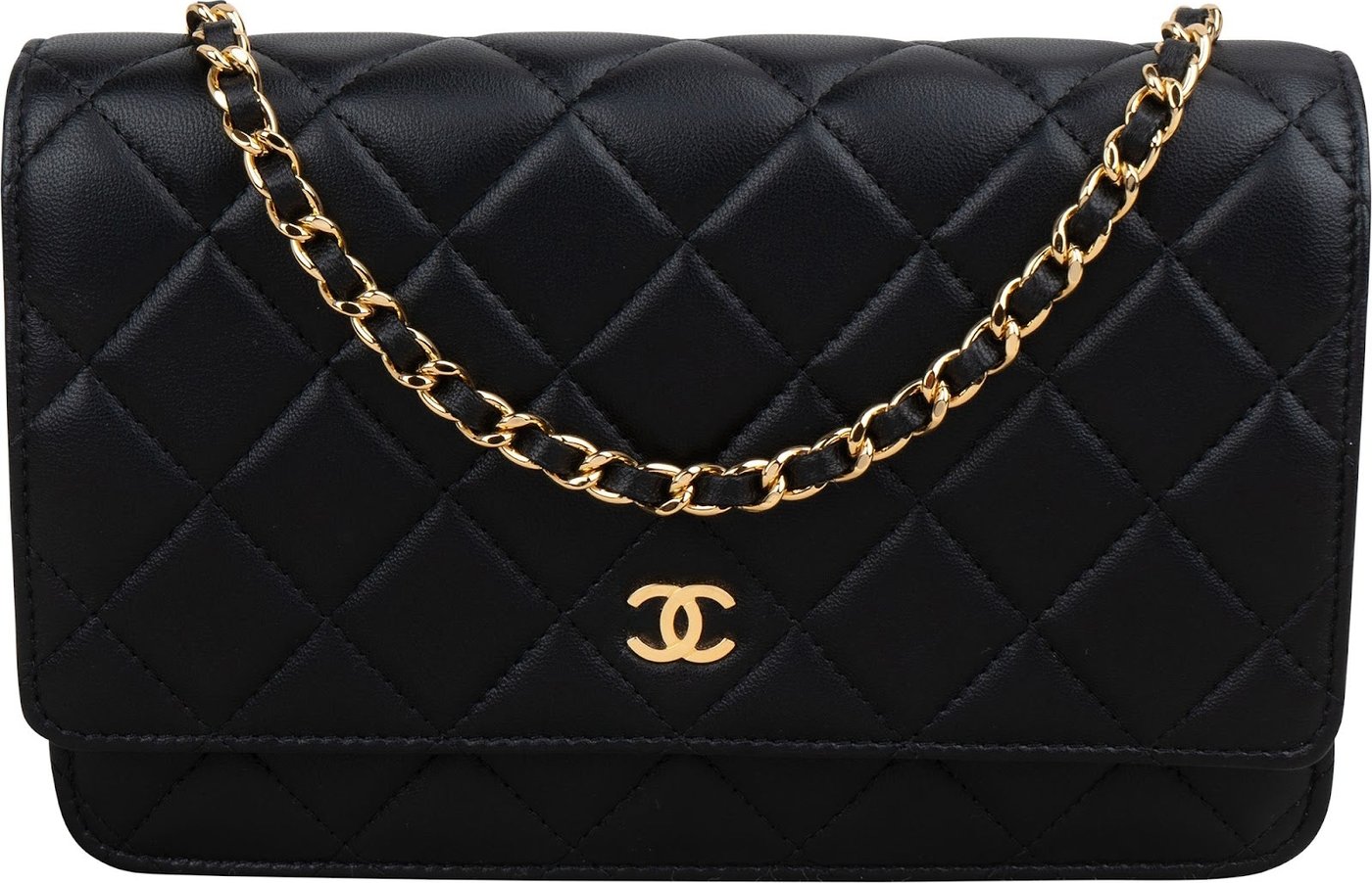 Chanel Quilted Lambskin Wallet On Chain Crossbody Bag