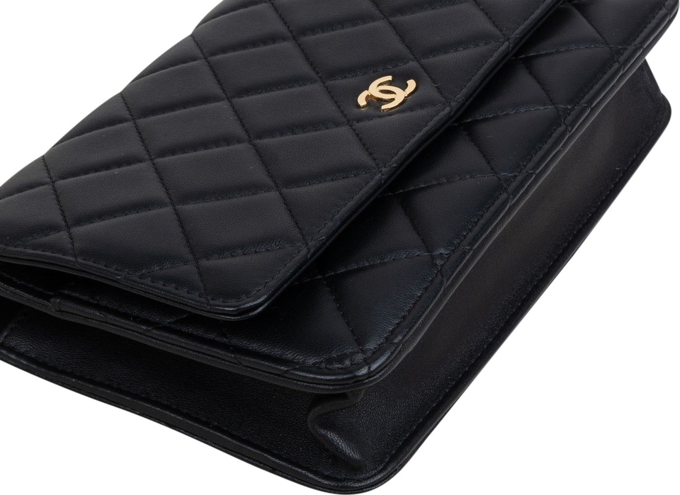 Chanel Quilted Lambskin Wallet On Chain Crossbody Bag