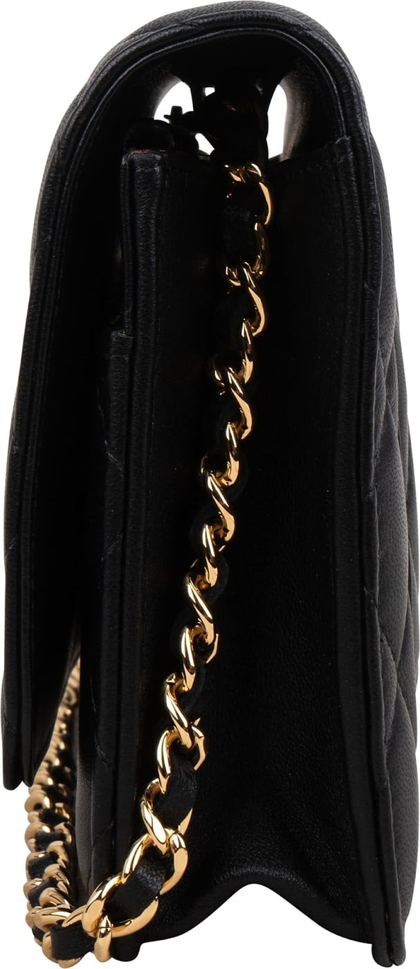 Chanel Quilted Lambskin Wallet On Chain Crossbody Bag