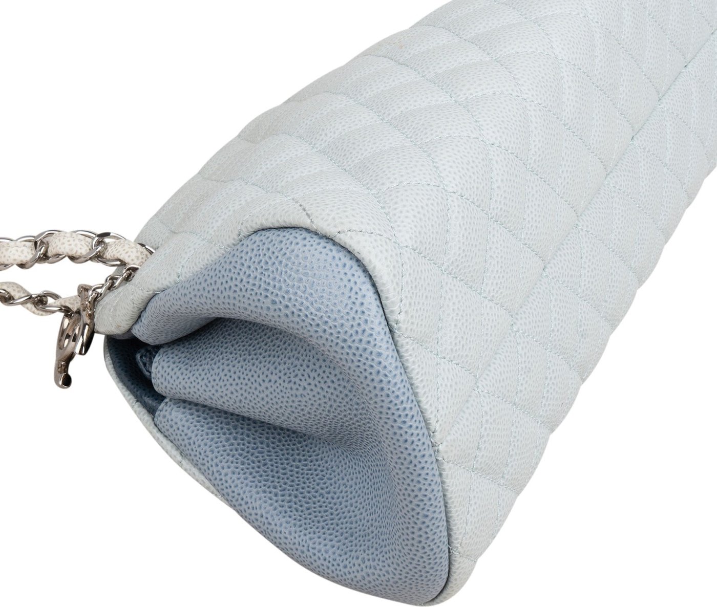 Chanel Quilted Caviar Leather Mademoiselle Bowling Shoulder Bag