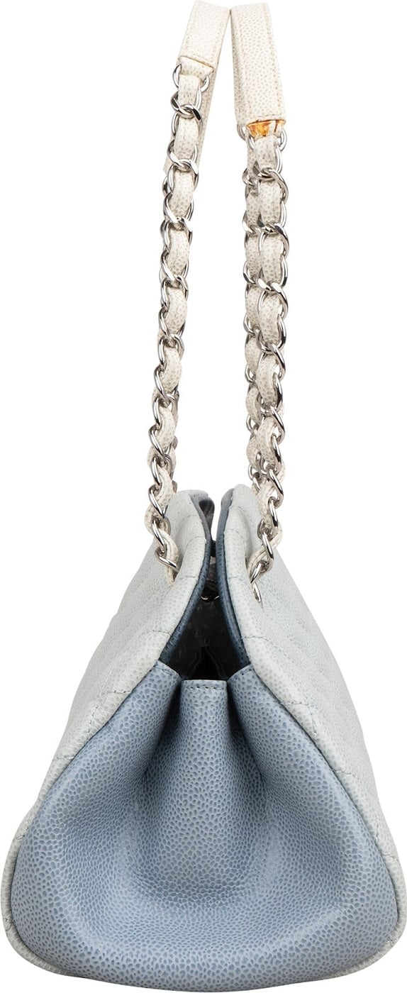 Chanel Quilted Caviar Leather Mademoiselle Bowling Shoulder Bag