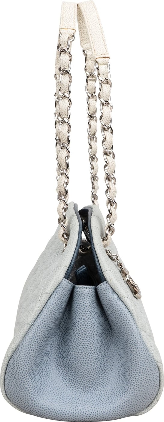 Chanel Quilted Caviar Leather Mademoiselle Bowling Shoulder Bag