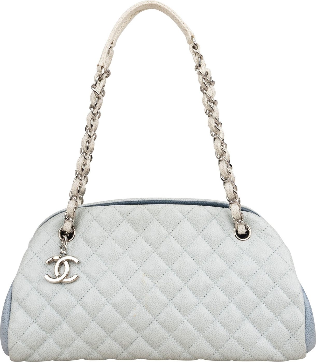 Chanel Quilted Caviar Leather Mademoiselle Bowling Shoulder Bag