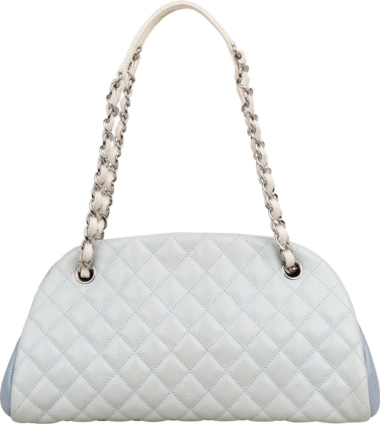 Chanel Quilted Caviar Leather Mademoiselle Bowling Shoulder Bag