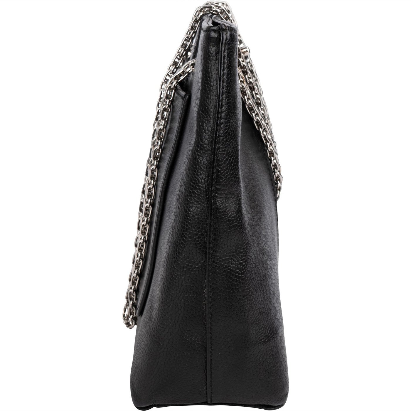 Chanel Caviar Leather Bijoux Chain Tote Shoulder Crossbody Bag