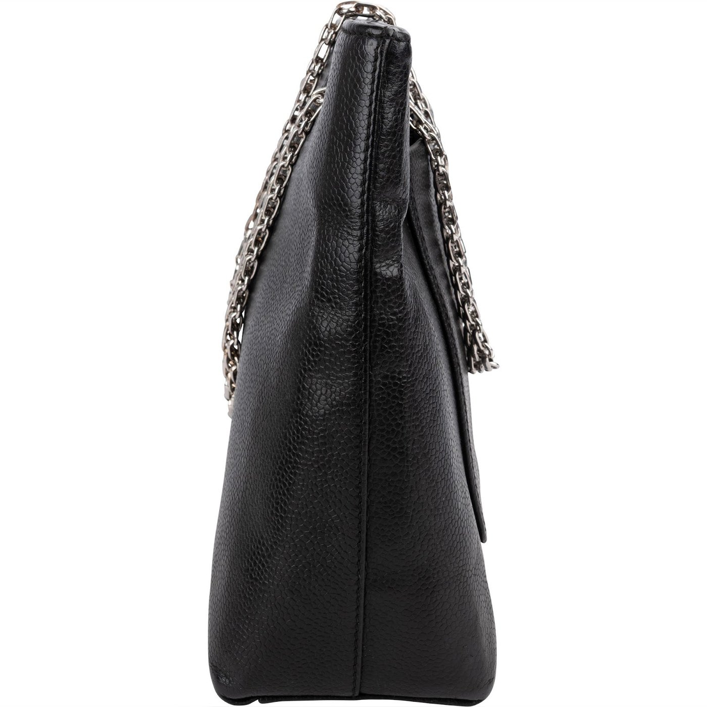 Chanel Caviar Leather Bijoux Chain Tote Shoulder Crossbody Bag