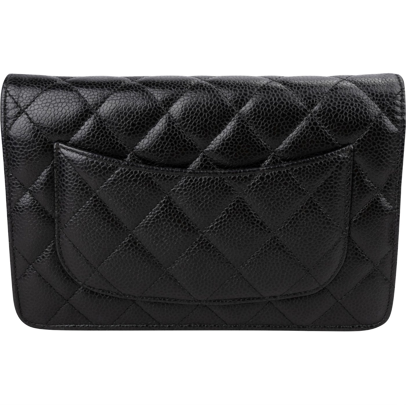 Chanel Caviar Leather Wallet On Chain Crossbody Bag