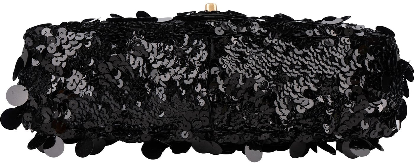 Chanel Limited Sequin Classic Medium Single Flap Crossbody Bag