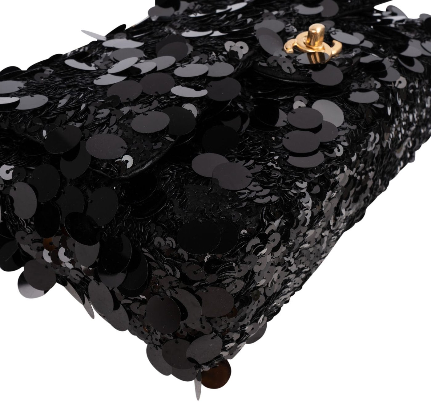 Chanel Limited Sequin Classic Medium Single Flap Crossbody Bag