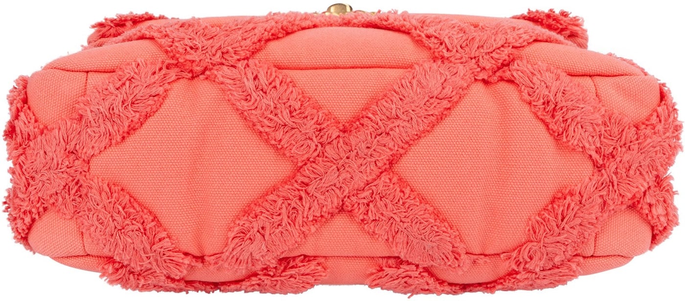 Chanel 19 Frayed Canvas Single Flap Crossbody Bag