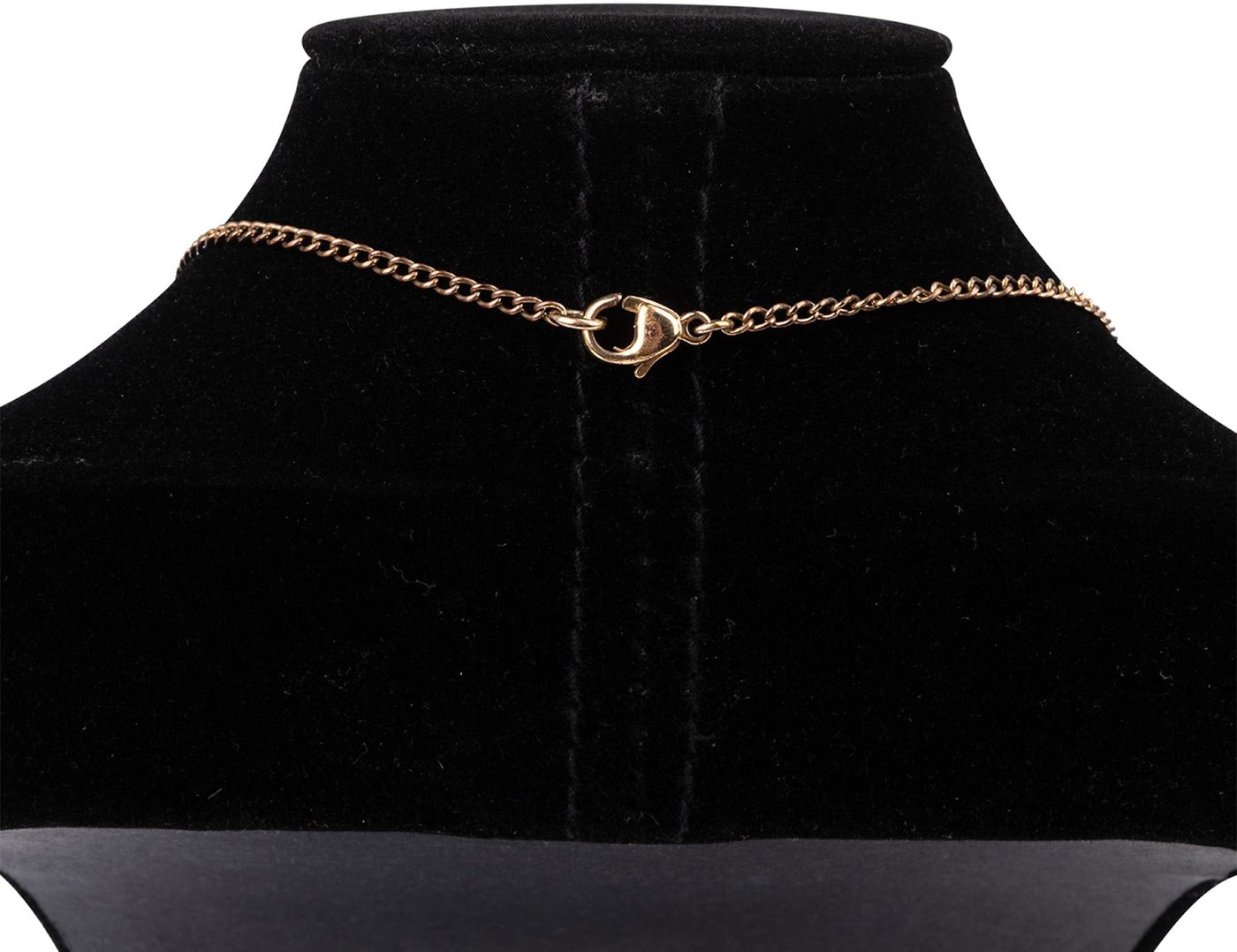 Chanel Textured CC Emblem Pendant Necklace 04C