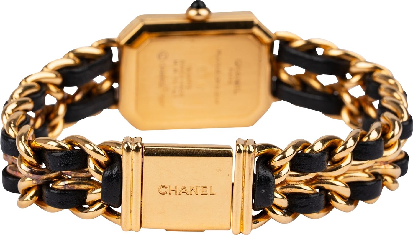 Chanel Gold Tone Première H0001 Woman Watch (L)