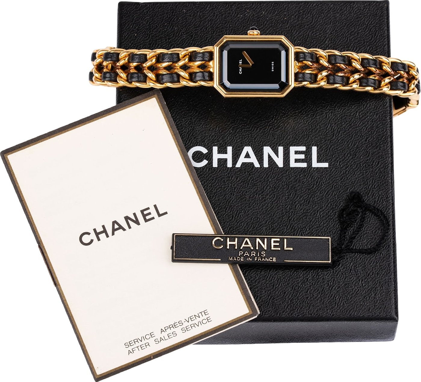 Chanel Gold Tone Première H0001 Woman Watch (L)