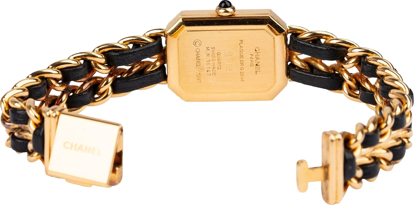 Chanel Gold Tone Première H0001 Woman Watch (L)