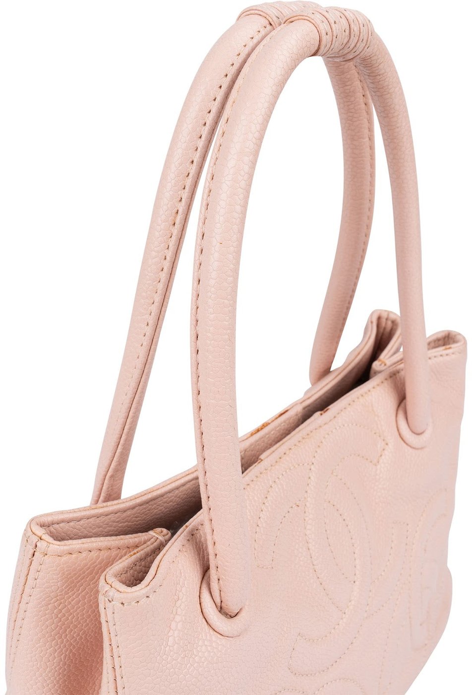 Chanel Caviar Leather Triple CC Small Tote Handbag