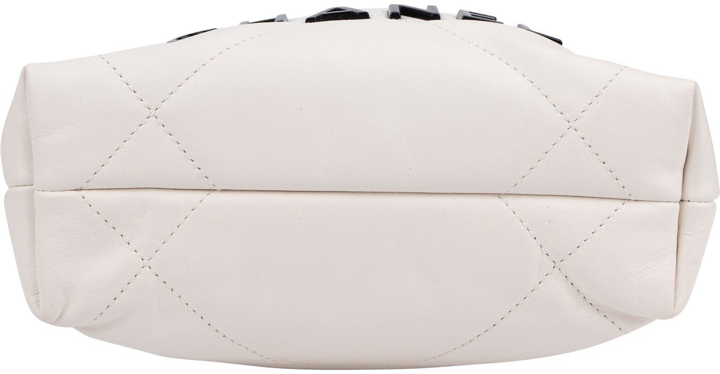 Chanel 22 Quilted Stitched Lambskin Small Drawstring Crossbody Handbag