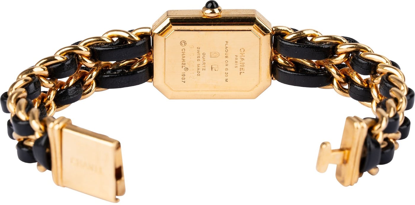 Chanel Gold Tone Première H0001 Woman Watch (M)