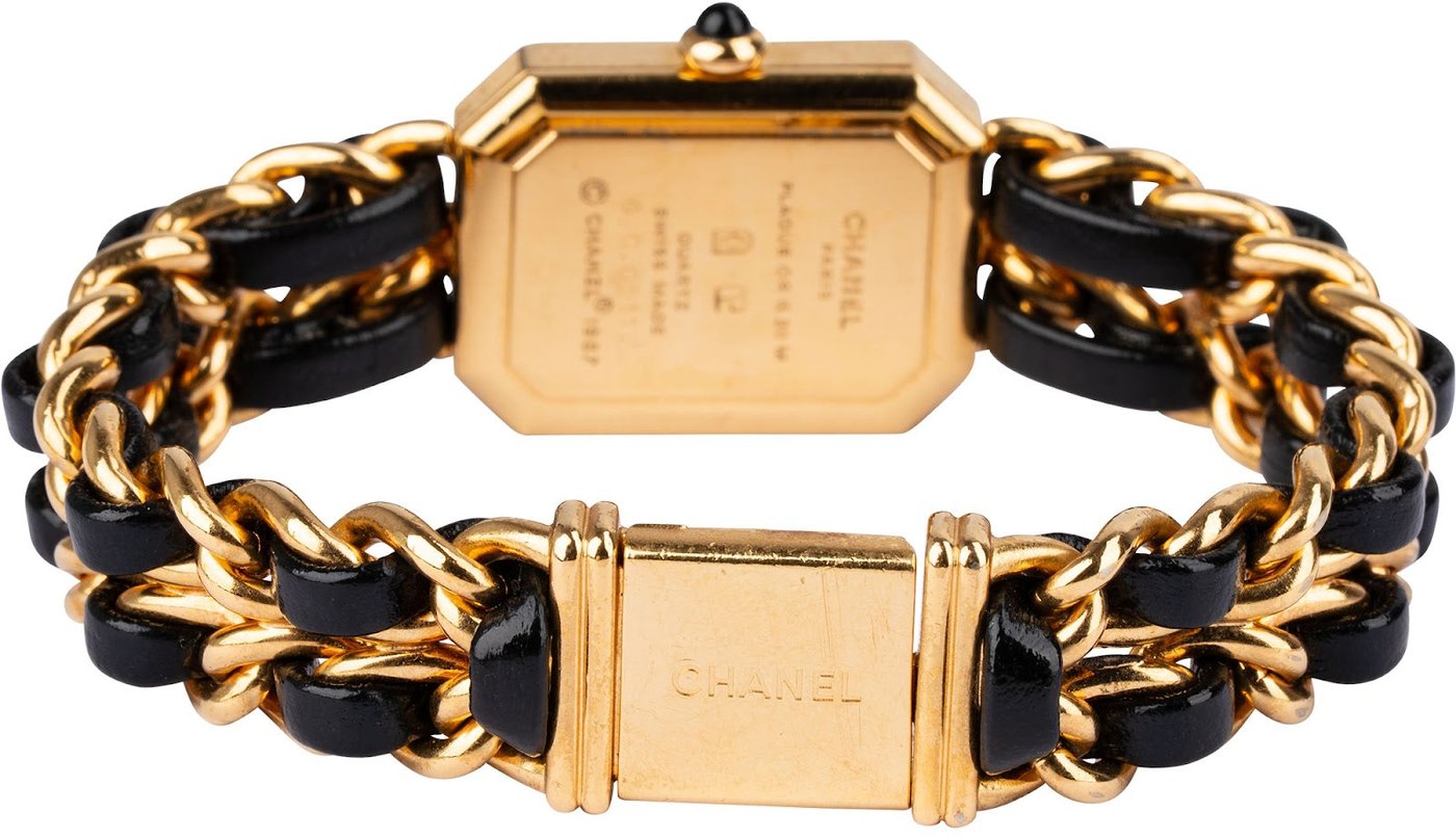 Chanel Gold Tone Première H0001 Woman Watch (M)