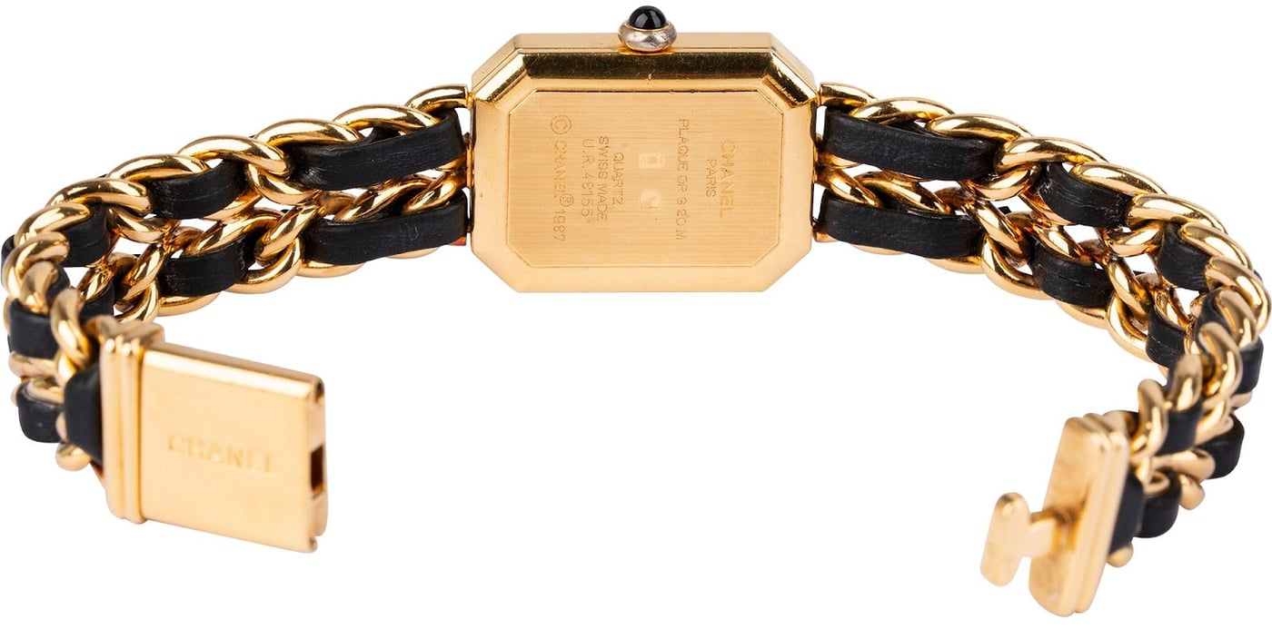 Chanel Gold Tone Première H0001 Woman Watch (L)