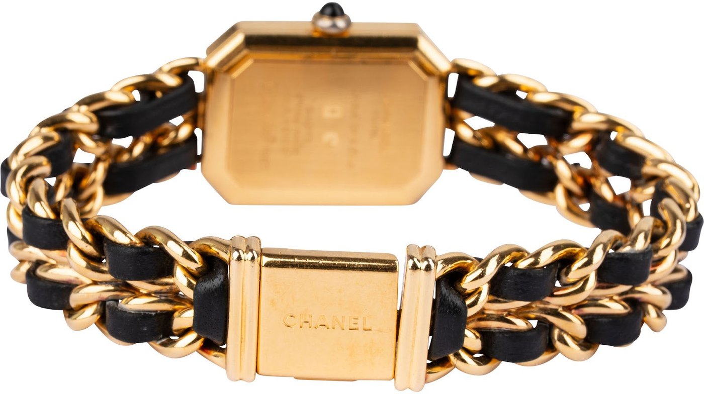 Chanel Gold Tone Première H0001 Woman Watch (L)
