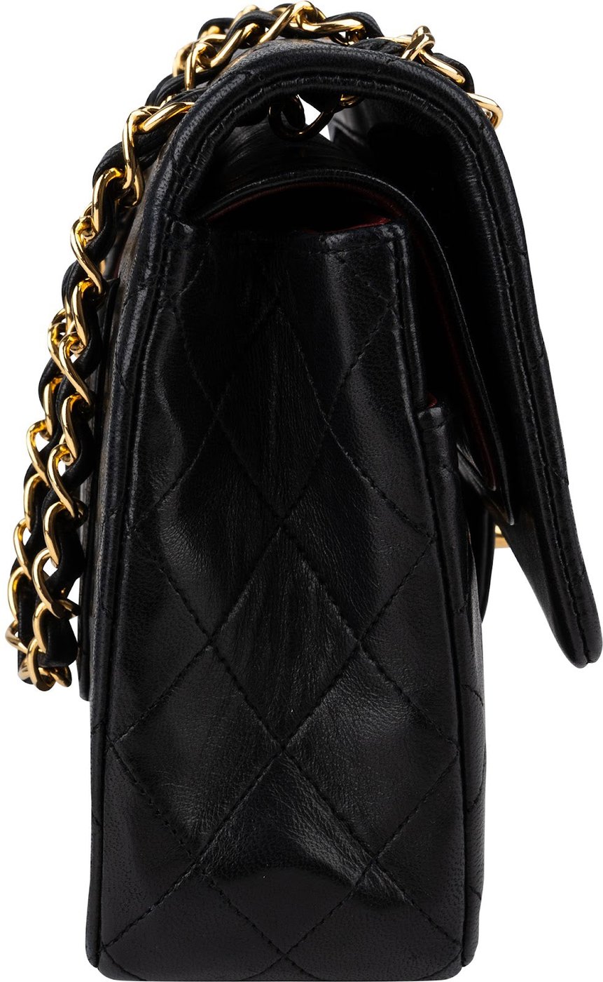 Chanel Quilted Lambskin 24K Gold Medium Double Flap Shoulder Bag