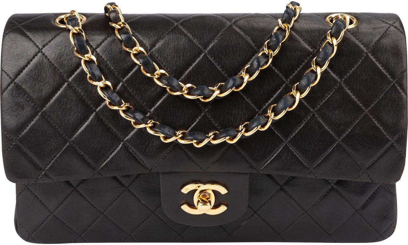 Chanel Quilted Lambskin 24K Gold Medium Double Flap Shoulder Bag