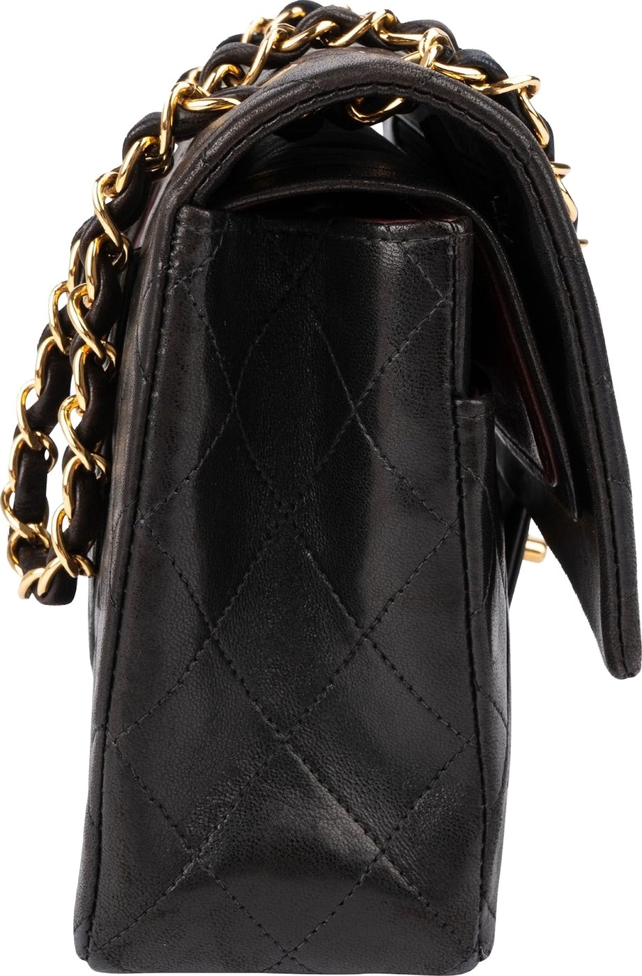 Chanel Quilted Lambskin 24K Gold Medium Double Flap Shoulder Bag