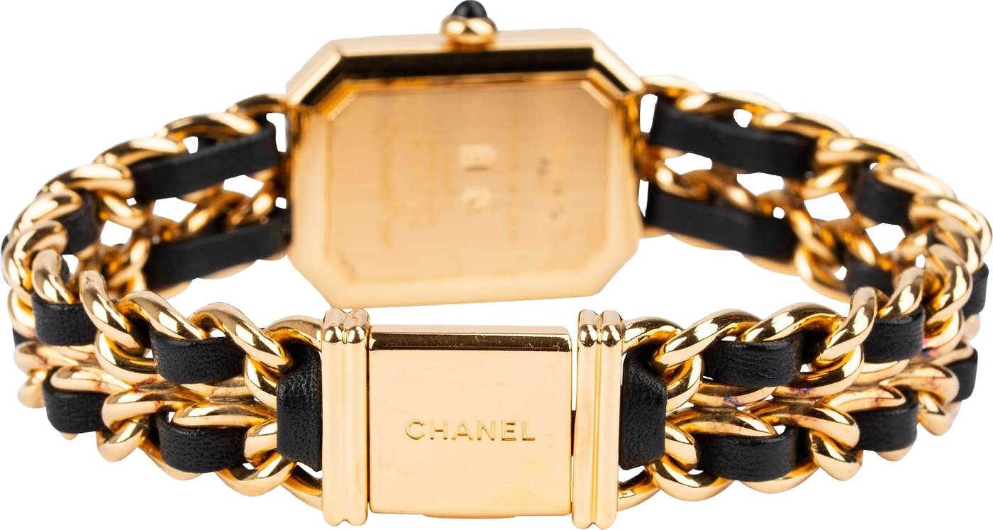 Chanel Gold Tone Première H0001 Watch (L)