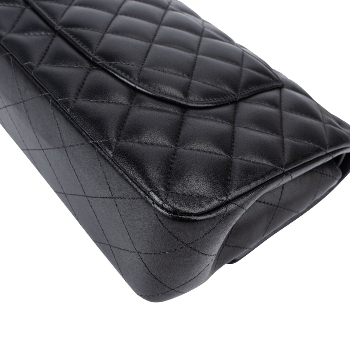 Chanel Quilted Lambskin Medium Double Flap Shoulder Bag