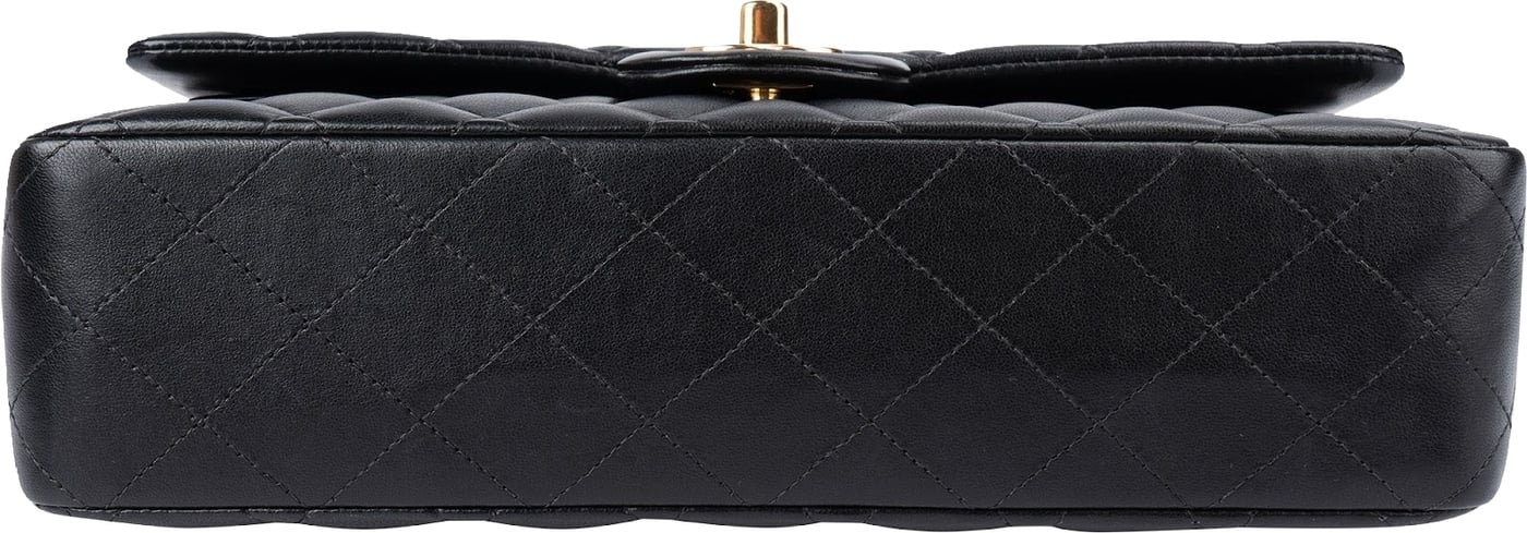 Chanel Quilted Lambskin Medium Double Flap Shoulder Bag
