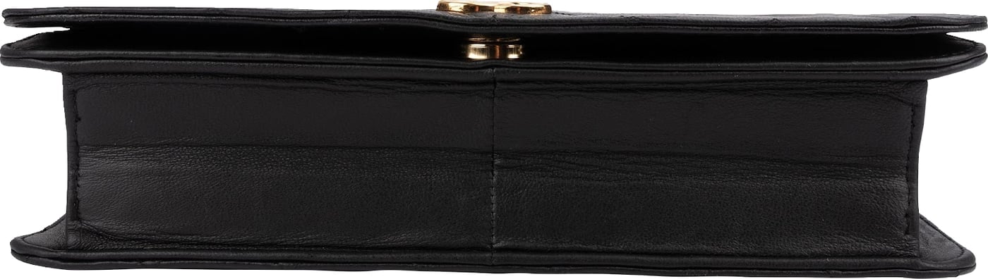 Chanel Quilted Lambskin 24K Gold Single Flap Crossbody Bag