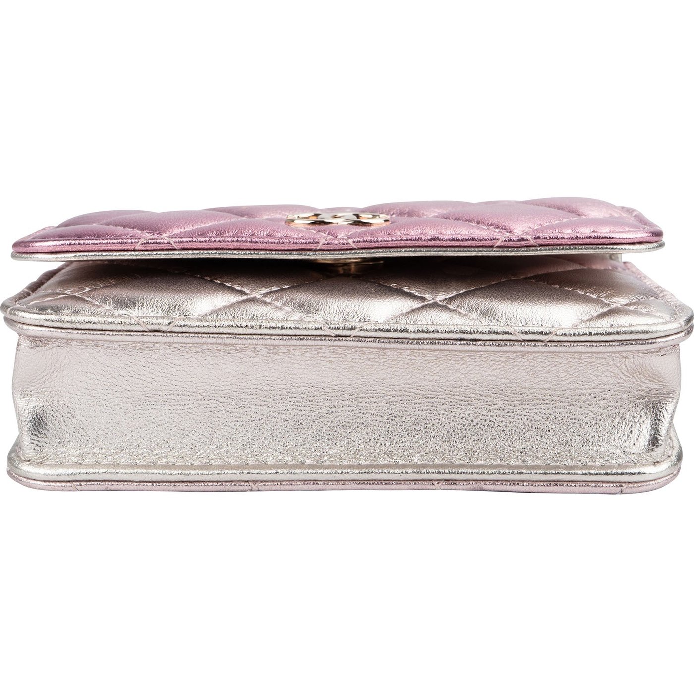 Chanel Quilted Metallic Lambskin Waist Crossbody Bag