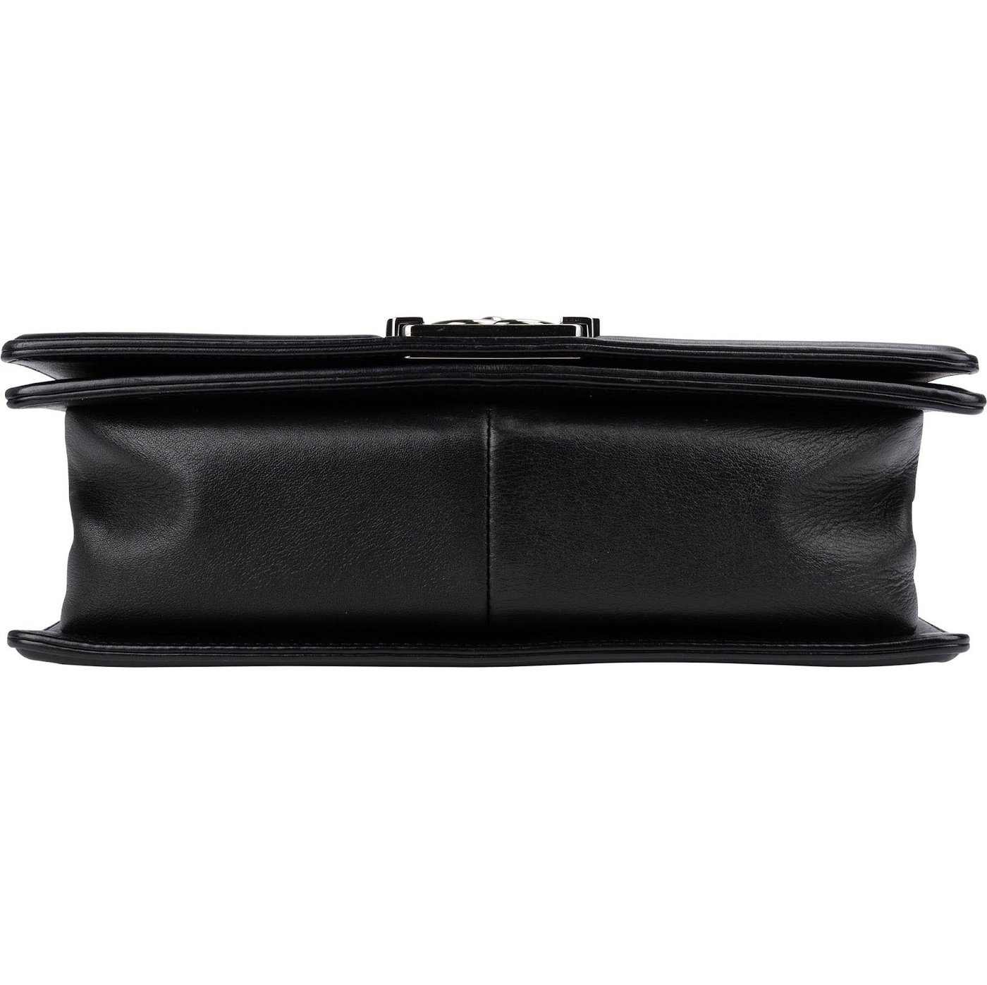 Chanel Chevron Calfskin Palladium Medium Boy Single Crossbody Bag