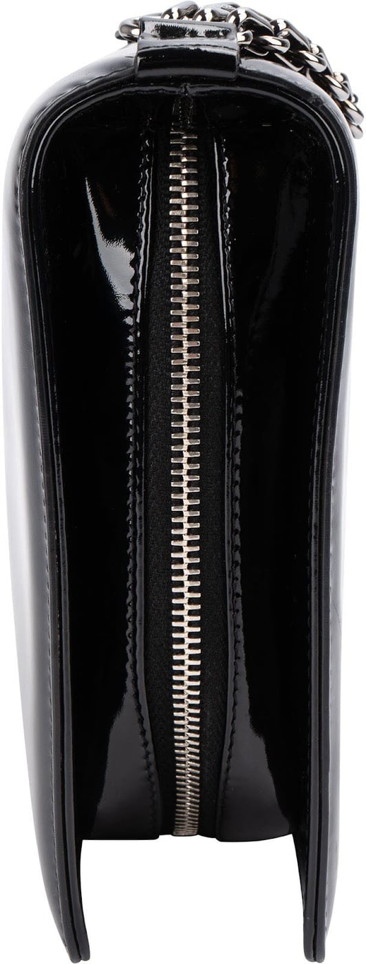 Chanel Patent Leather Timeless CC Flap Handbag