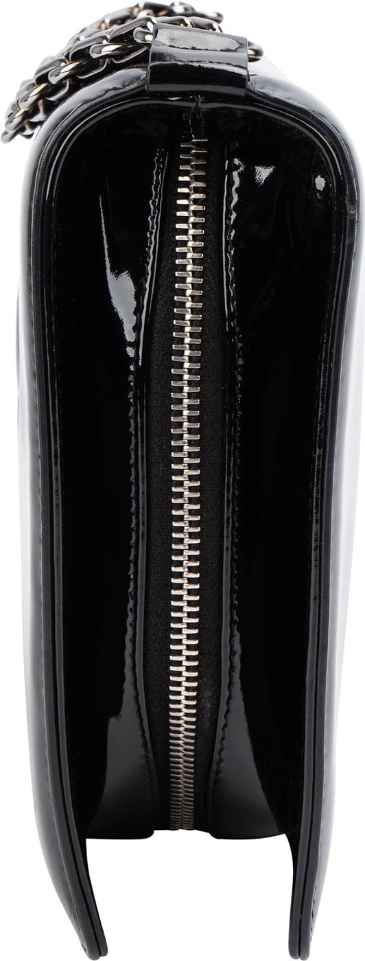 Chanel Patent Leather Timeless CC Flap Handbag