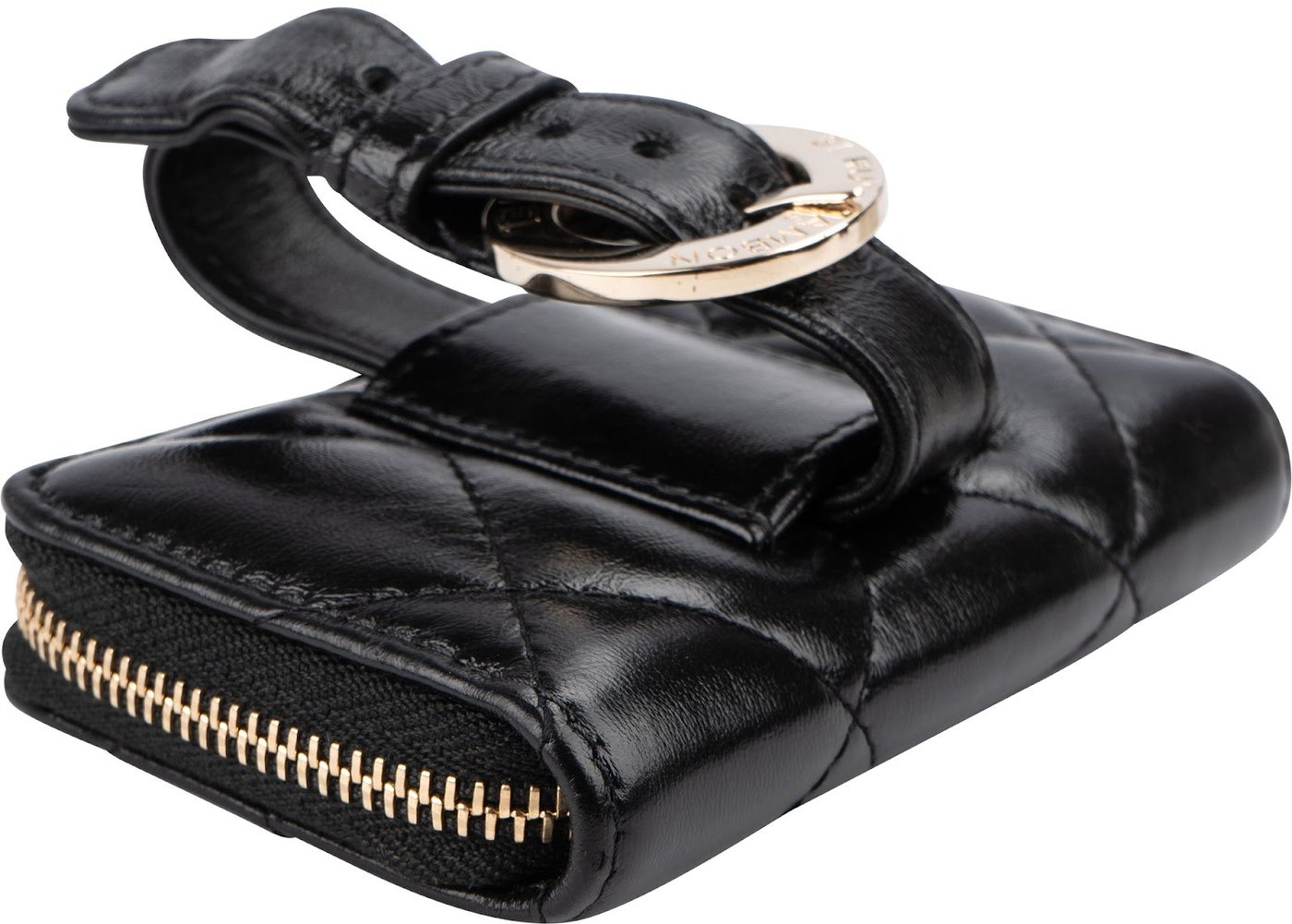 Chanel Quilted Lambskin CC Mini Zipped Coin Purse Bracelet