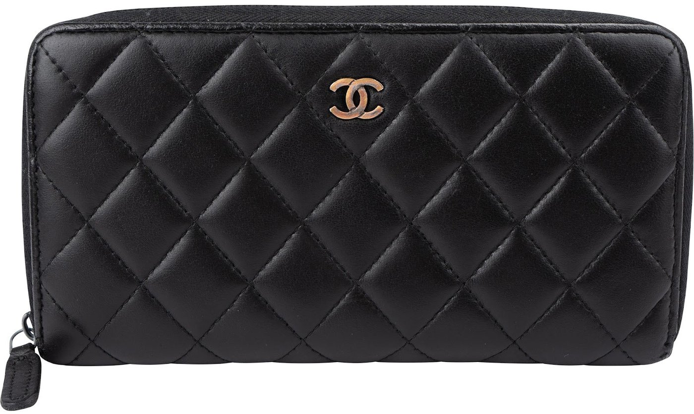 Chanel Quilted Lambskin CC Long Zipped Wallet