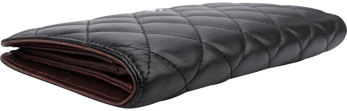 Chanel Quilted Lambskin CC Flap Wallet