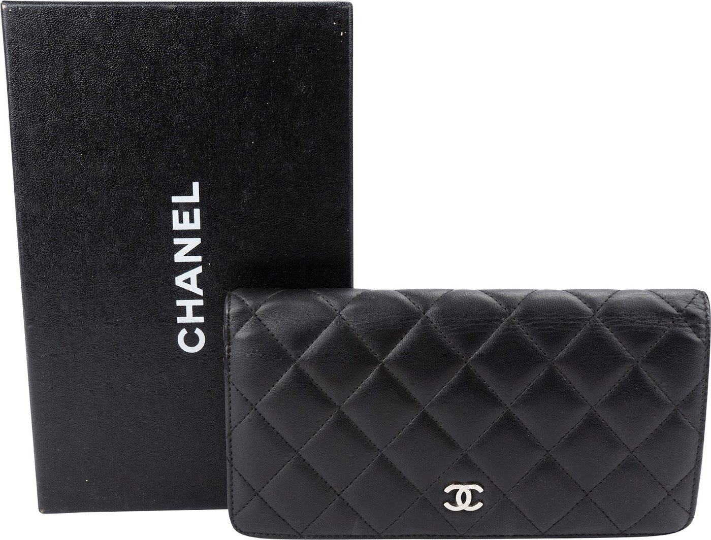 Chanel Quilted Lambskin CC Flap Wallet