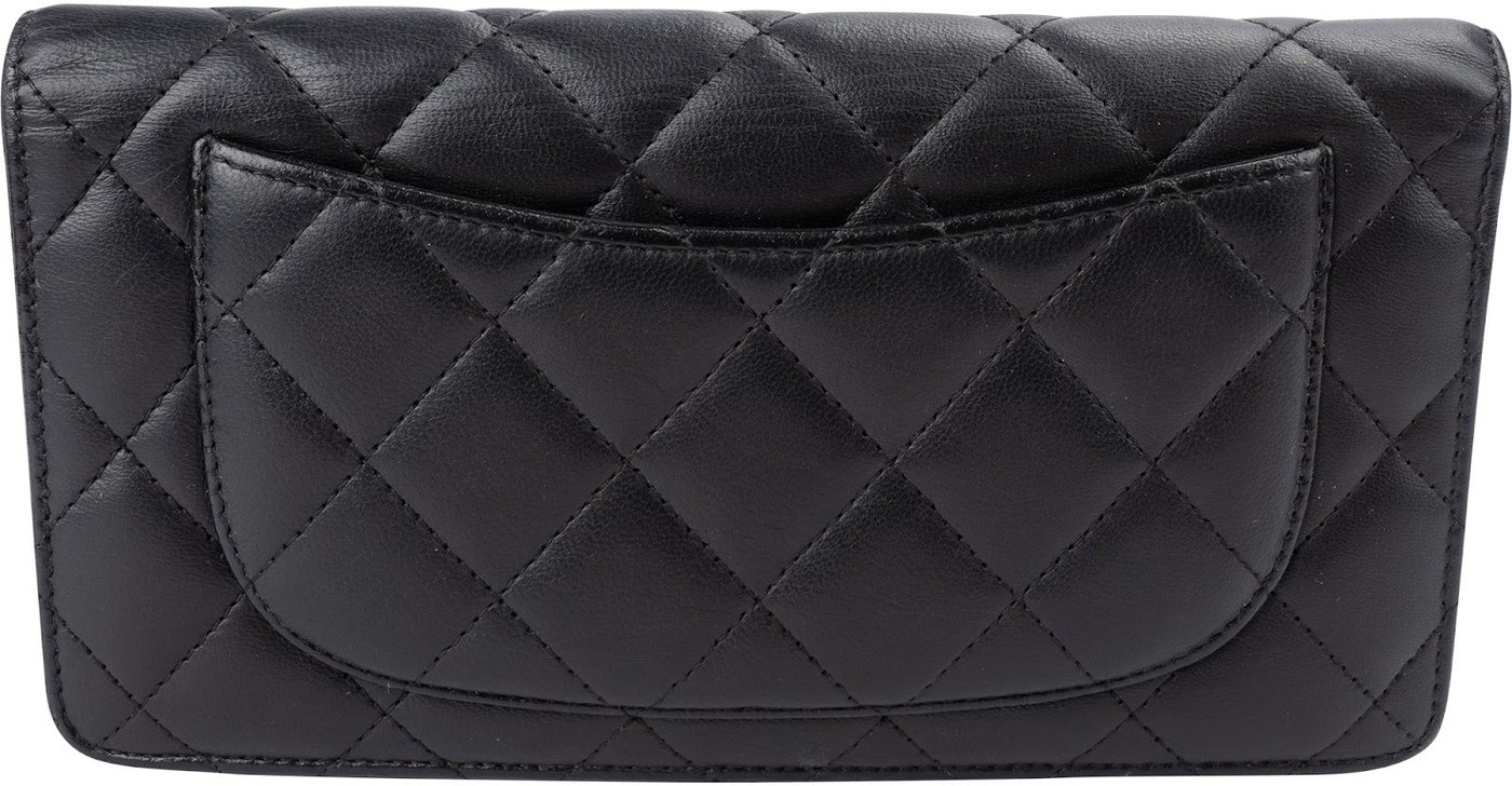 Chanel Quilted Lambskin CC Flap Wallet