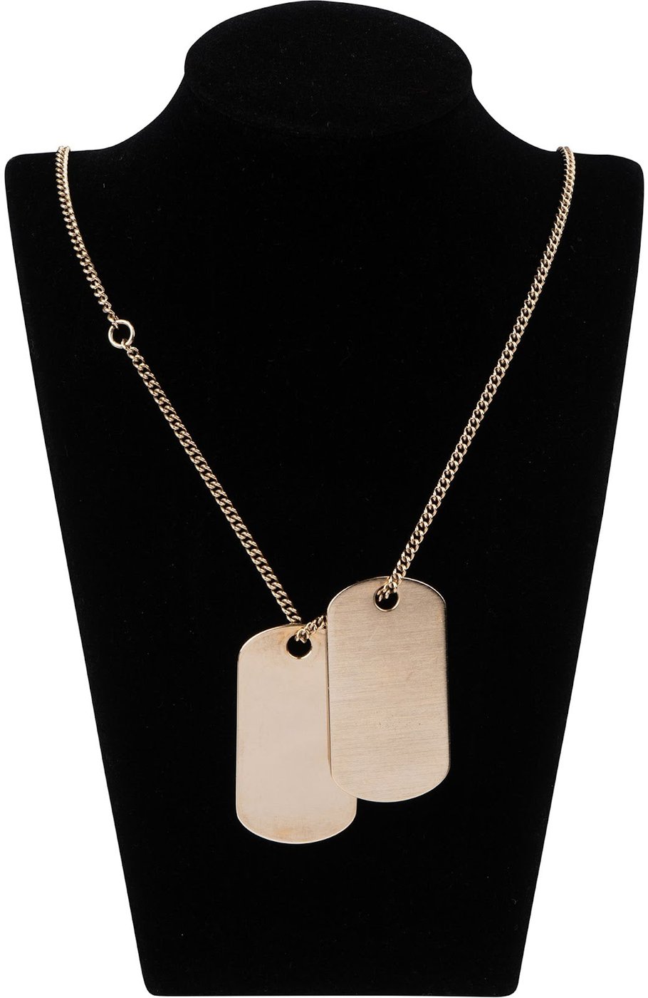 Chanel Crystal CC Dog Tag Necklace