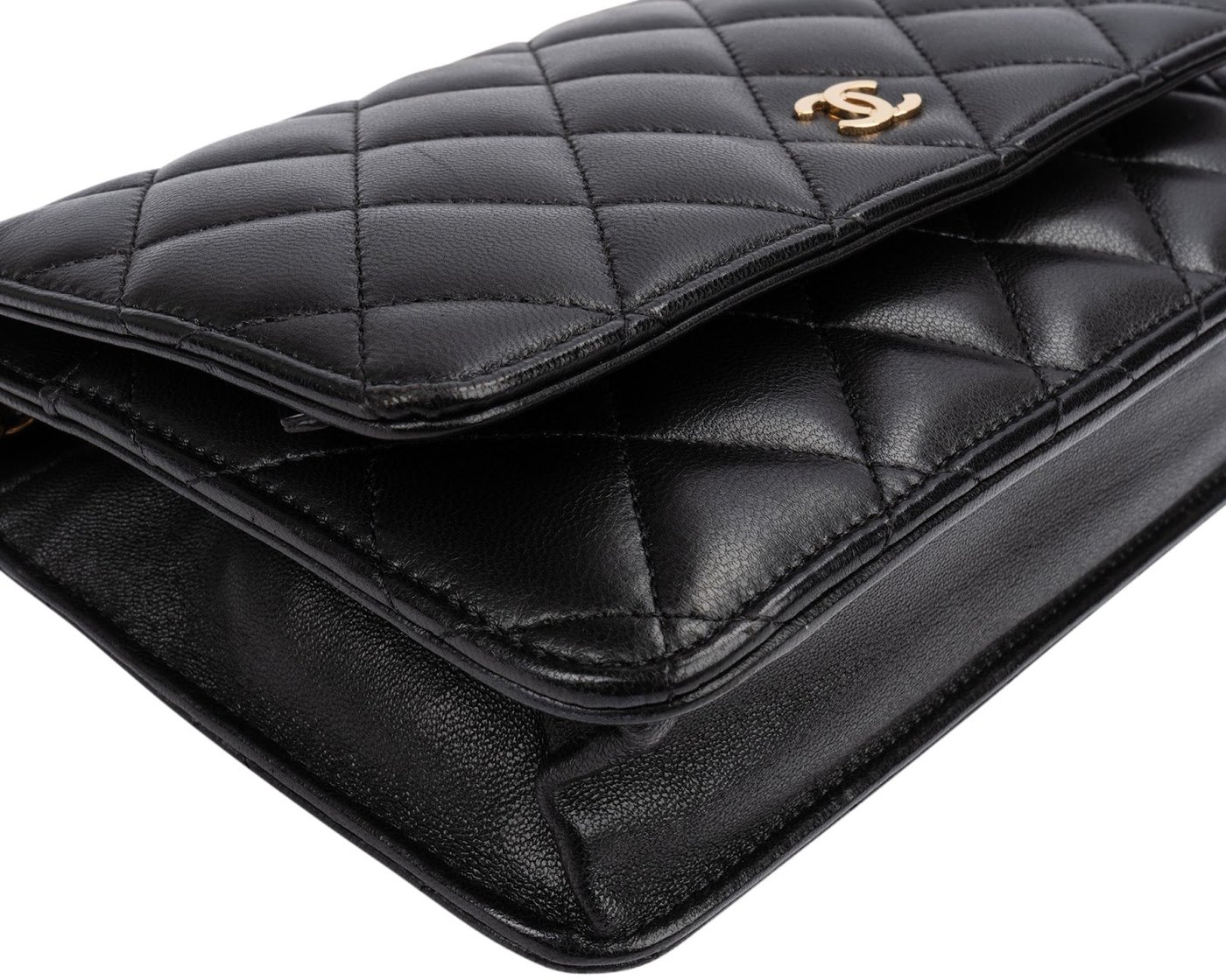 Chanel Quilted Lambskin Wallet On Chain Crossbody Bag