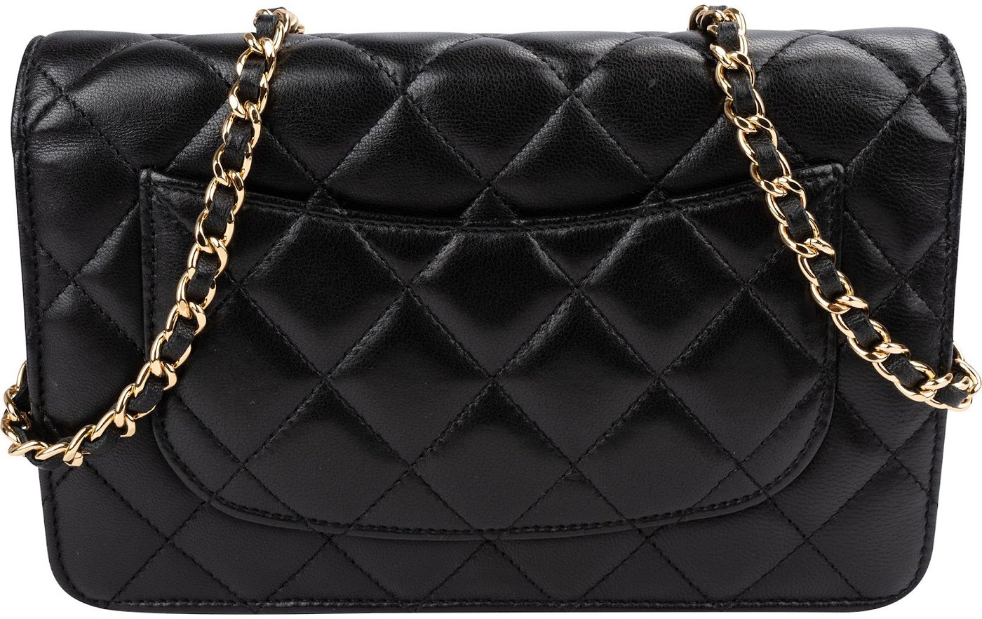 Chanel Quilted Lambskin Wallet On Chain Crossbody Bag
