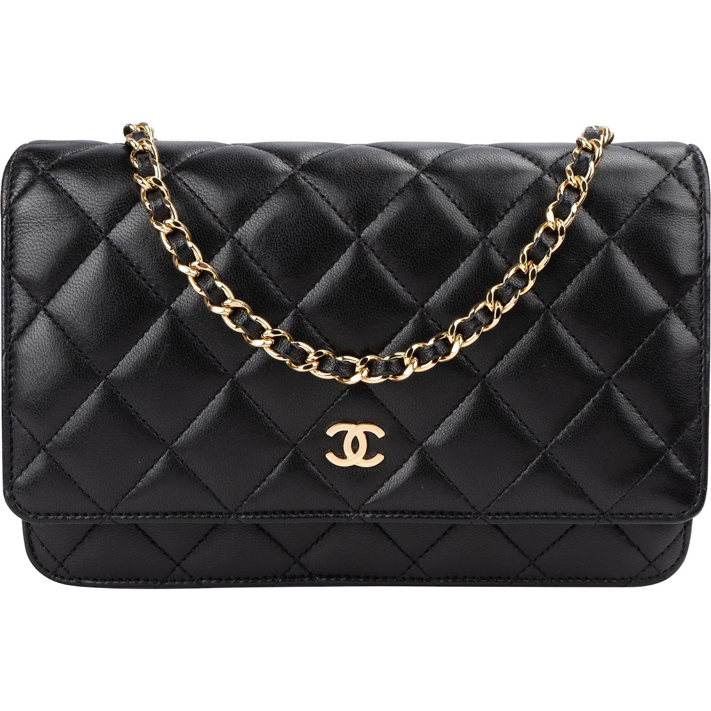 Chanel Quilted Lambskin Wallet On Chain Crossbody Bag