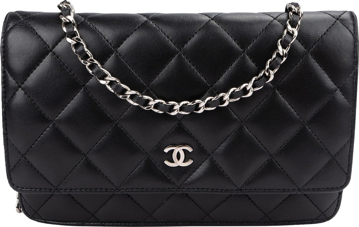 Chanel Quilted Lambskin Wallet On Chain Crossbody Bag