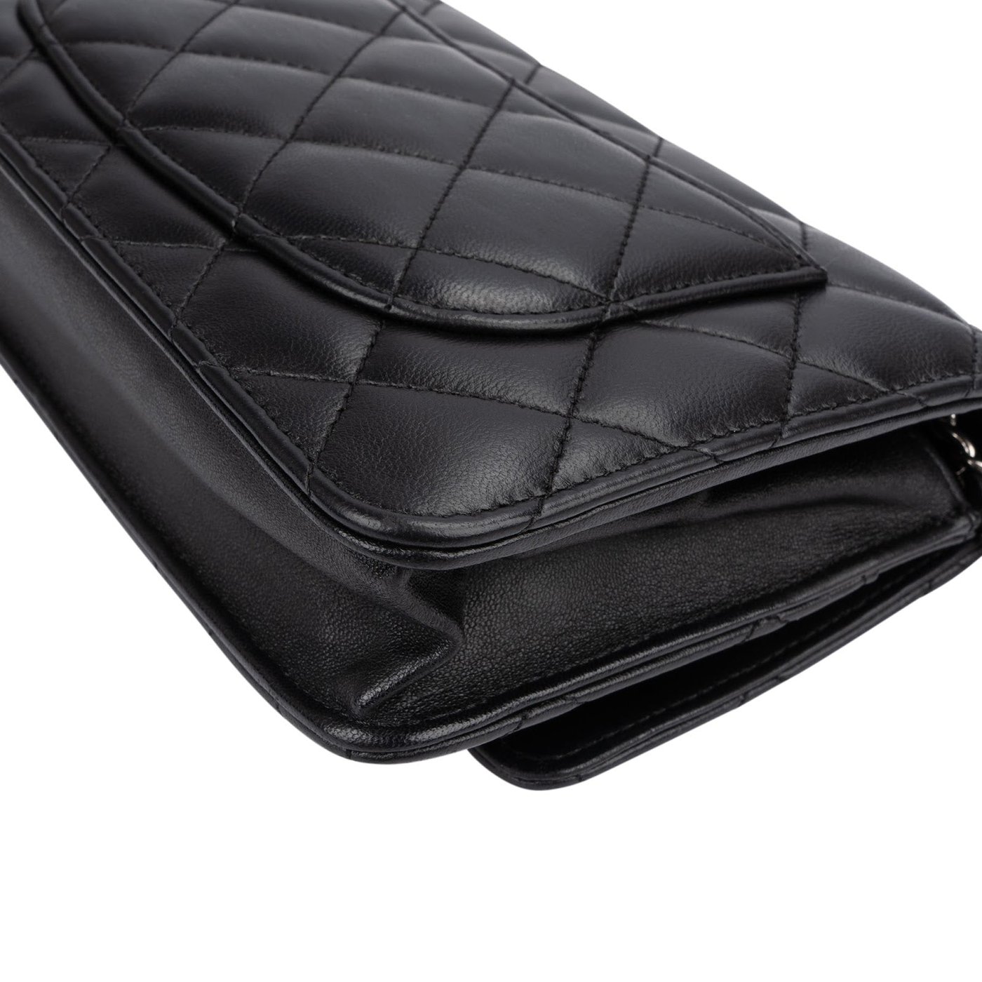 Chanel Quilted Lambskin Wallet On Chain Crossbody Bag
