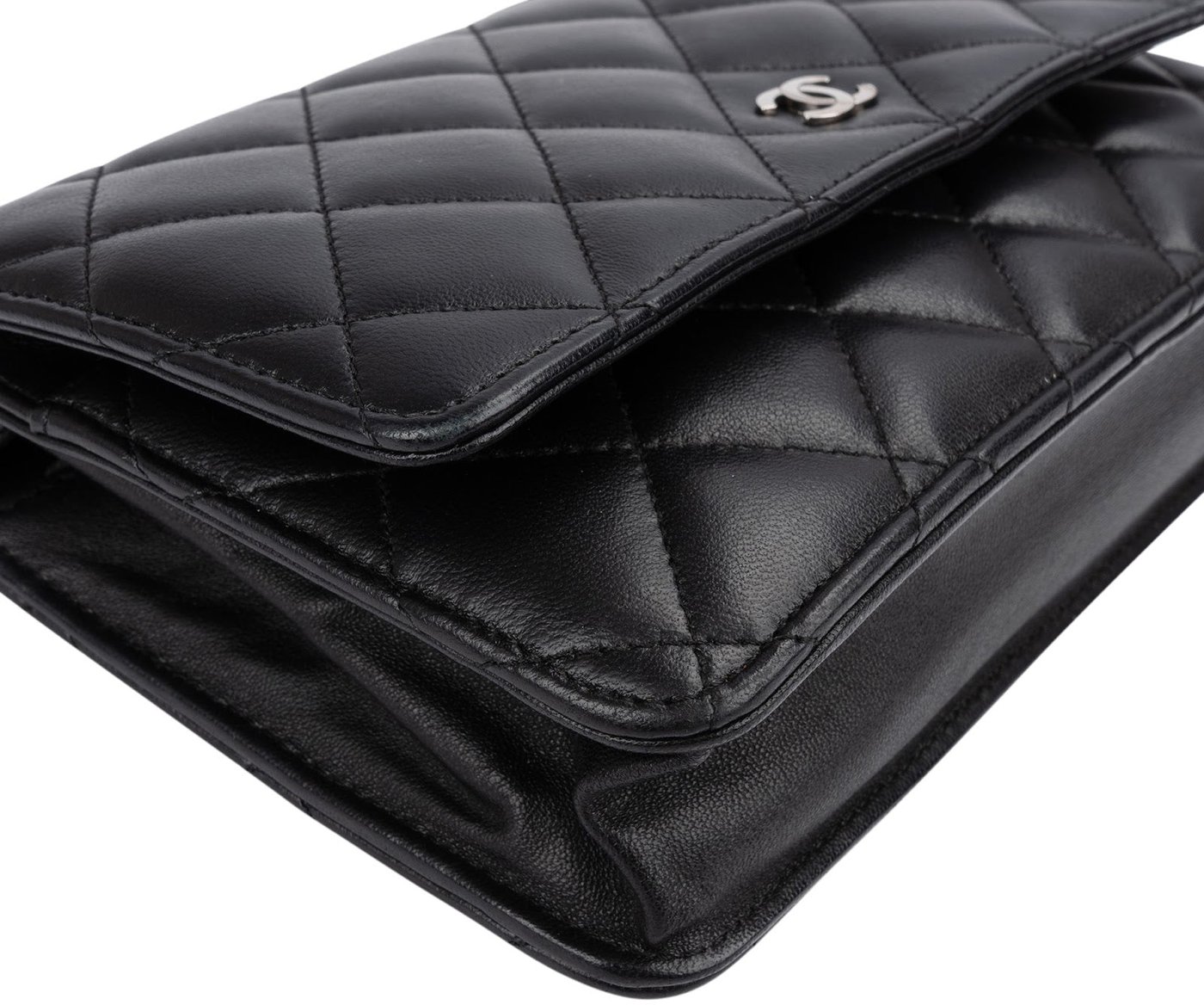 Chanel Quilted Lambskin Wallet On Chain Crossbody Bag