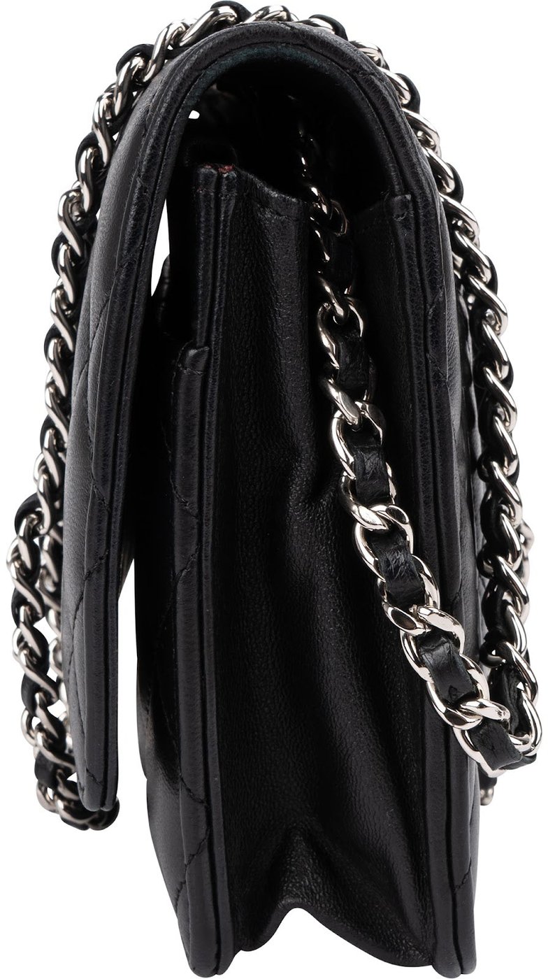 Chanel Quilted Lambskin Wallet On Chain Crossbody Bag